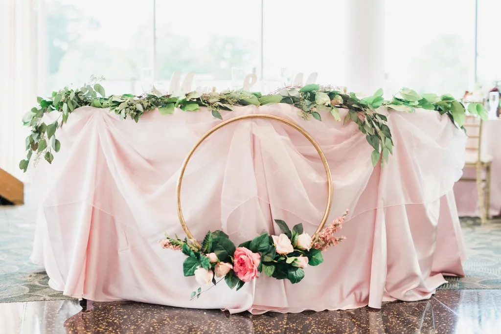 Rustic-style backdrop for Indian wedding, Chicagoland