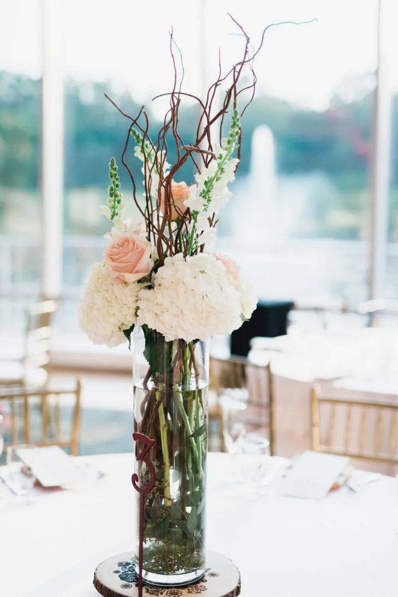 Rustic event stage decor for Indian wedding, Chicagoland